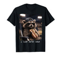 Raccoon Hot Dog Ballfield Baseball Field I T-Shirt - Trendy Graphic Unisex - T-Shirt, Sweatshirt, Hoodie