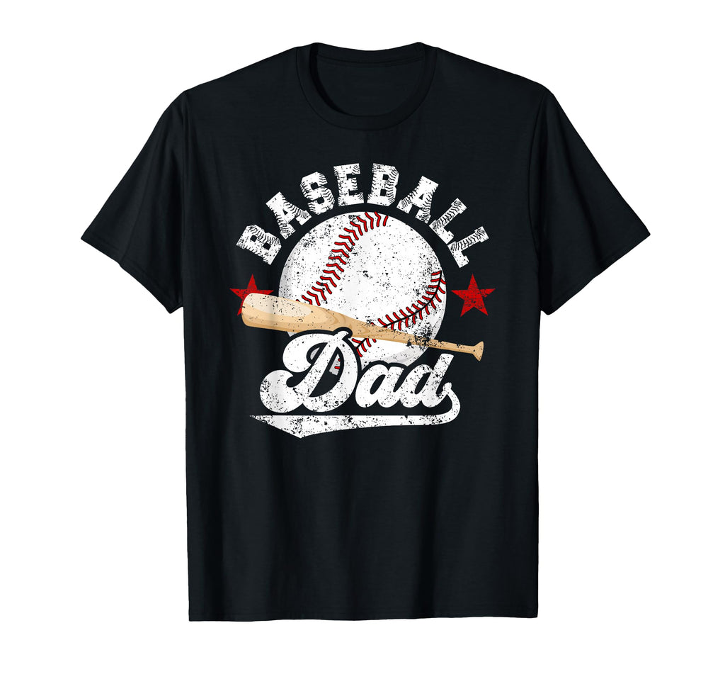 Baseball Dad Proud Dad Baseball T-Shirt - Fun Novelty Design for Adults - T-Shirt, Sweatshirt, Hoodie