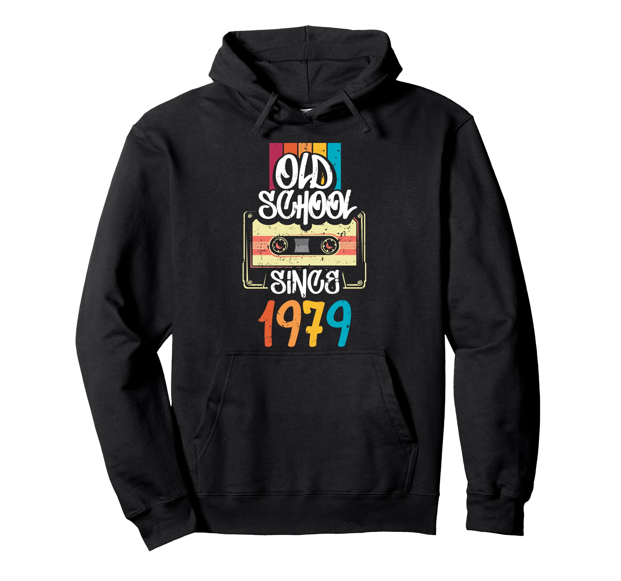 Old School Since 1979 47Th Birthday Hoodie - Aesthetic Graphic Men Women - T-Shirt, Sweatshirt, Hoodie
