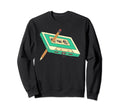 Funny 80S 90S Cassette Pencil Rewind Sweatshirt - Unique Graphic Unisex - T-Shirt, Sweatshirt, Hoodie