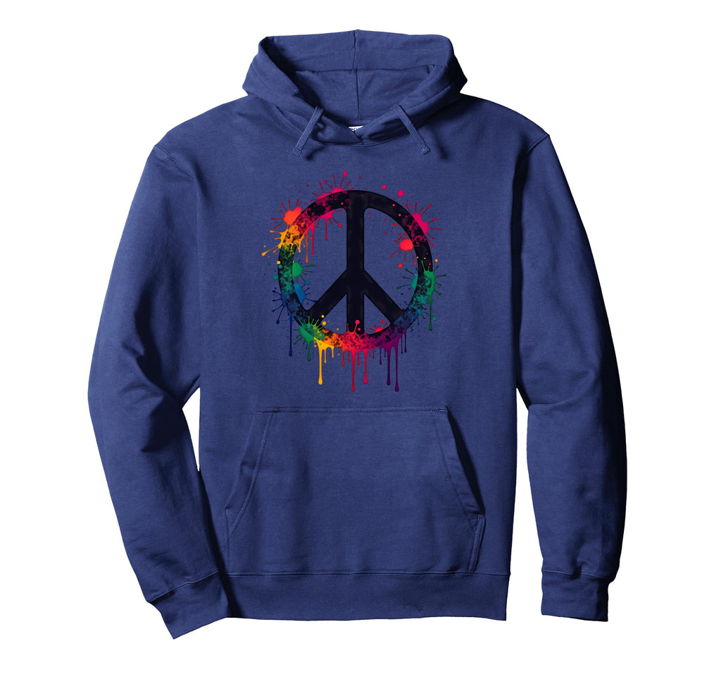 60S 70S Flower Power Groovy Love Peace Hoodie - Fun Novelty Design Unisex - T-Shirt, Sweatshirt, Hoodie