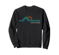 Eugene Oregon Usa Mountain Sunset Sweatshirt - Trendy Graphic Unisex - T-Shirt, Sweatshirt, Hoodie