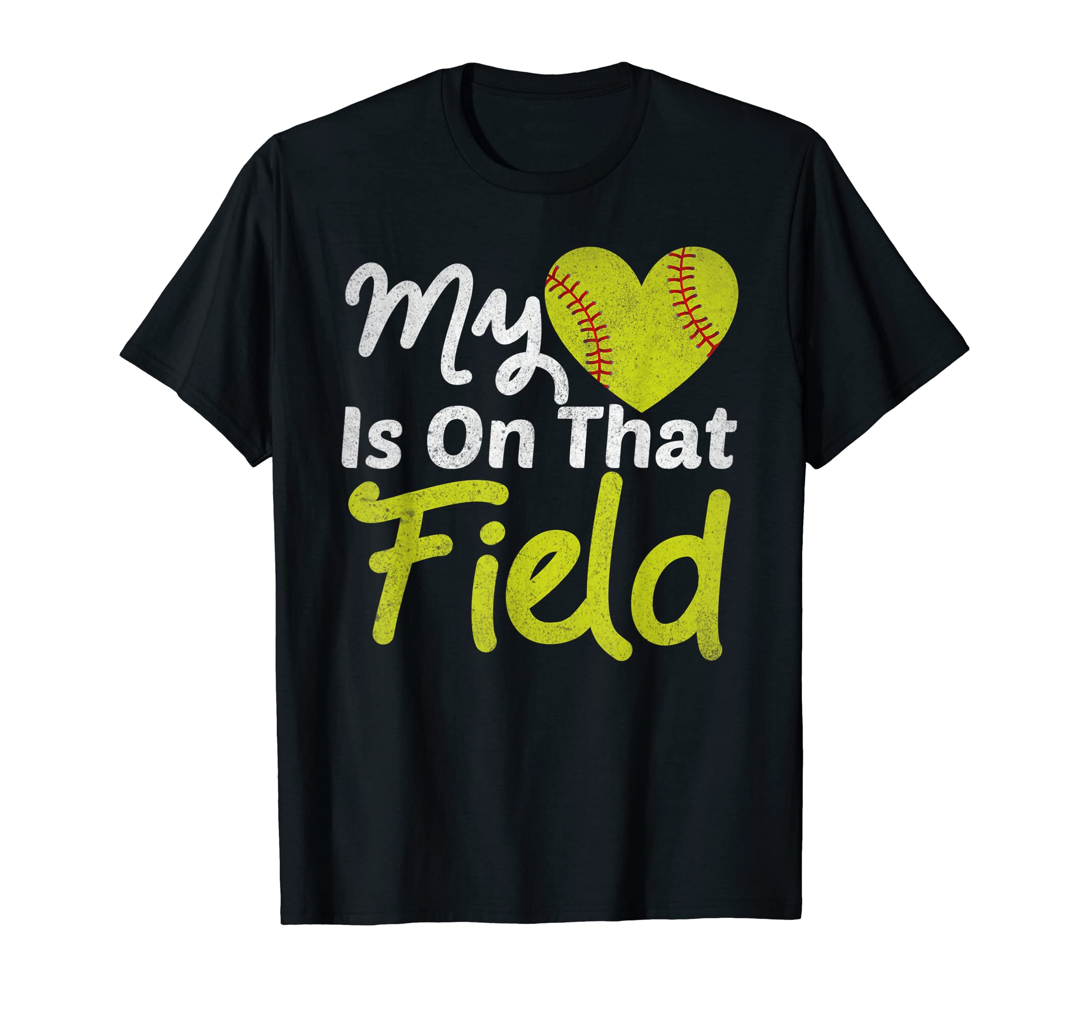 My Heart Is That Field Baseball T-Shirt - Aesthetic Graphic for Adults - T-Shirt, Sweatshirt, Hoodie