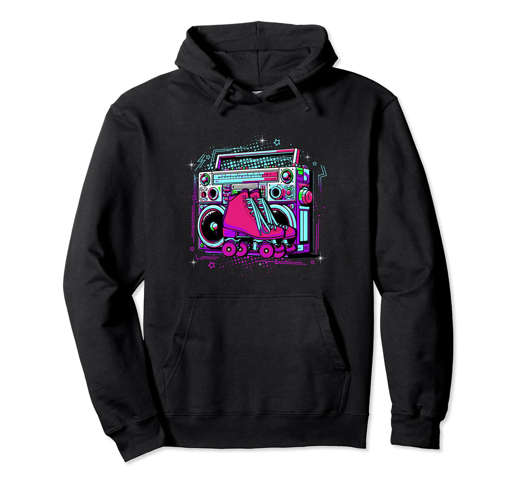 Roller Skates Fun Skating Lifestyle Hoodie - Novelty Apparel Men Women - T-Shirt, Sweatshirt, Hoodie