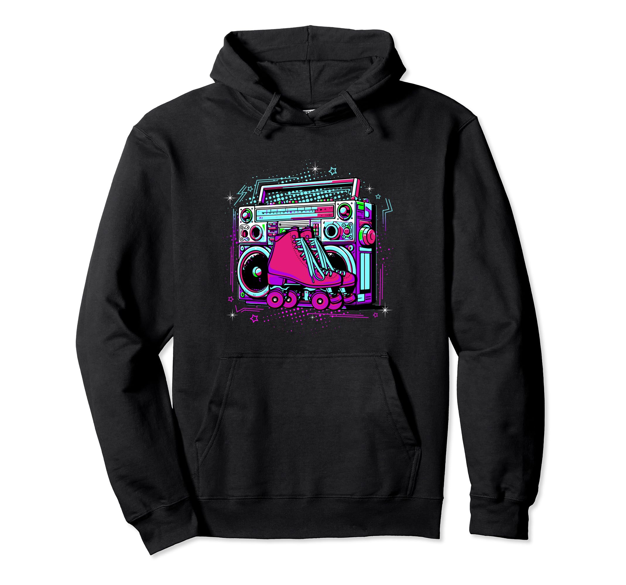 Roller Skates Fun Skating Lifestyle Hoodie - Novelty Apparel Men Women - T-Shirt, Sweatshirt, Hoodie