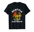Alki Beach Washington Seattle Beach T-Shirt - Trendy Graphic for Adults - T-Shirt, Sweatshirt, Hoodie