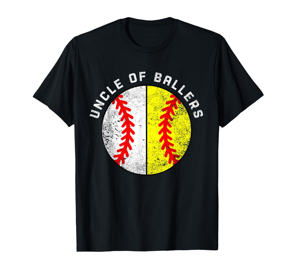 Uncle Ballers Funny Baseball T-Shirt - Custom Art Print for Adults - T-Shirt, Sweatshirt, Hoodie