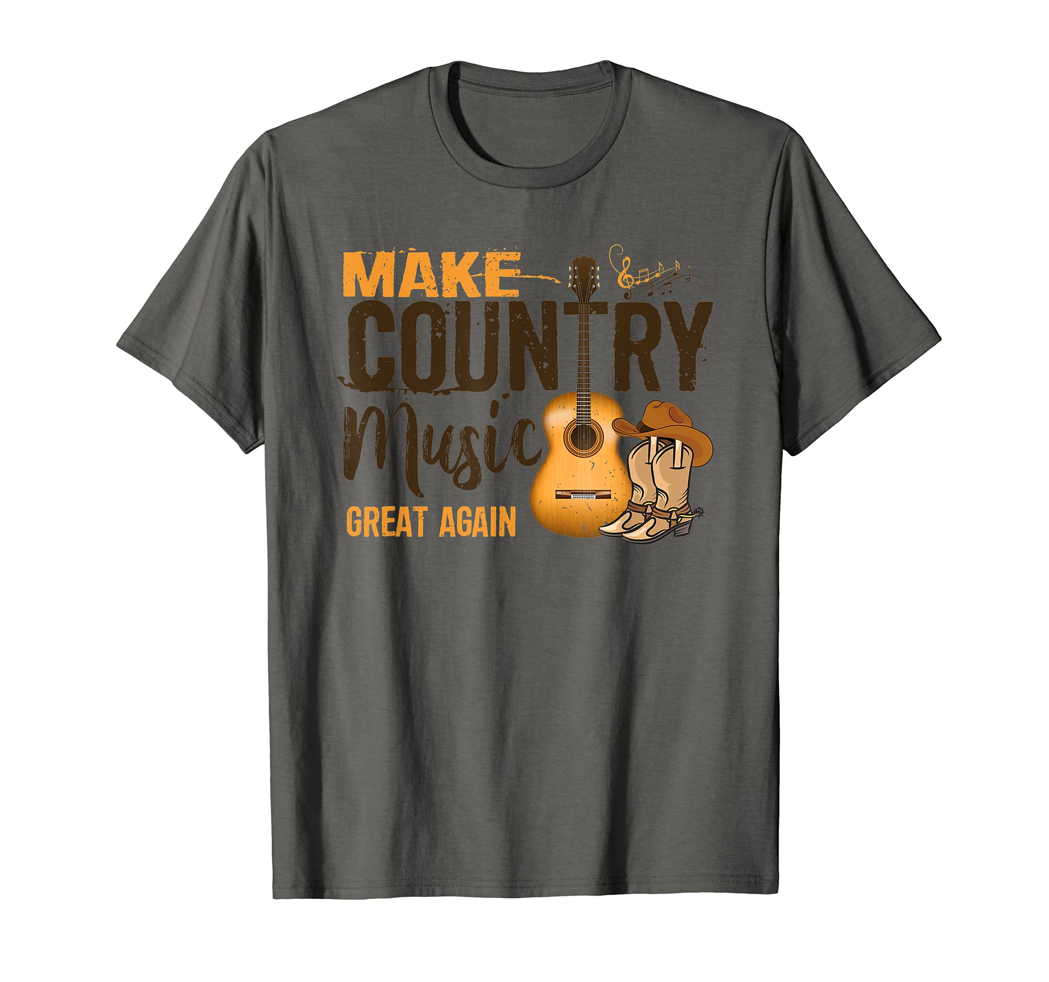 Make Country Music Great Again T-Shirt - Fun Novelty Design for Adults - T-Shirt, Sweatshirt, Hoodie