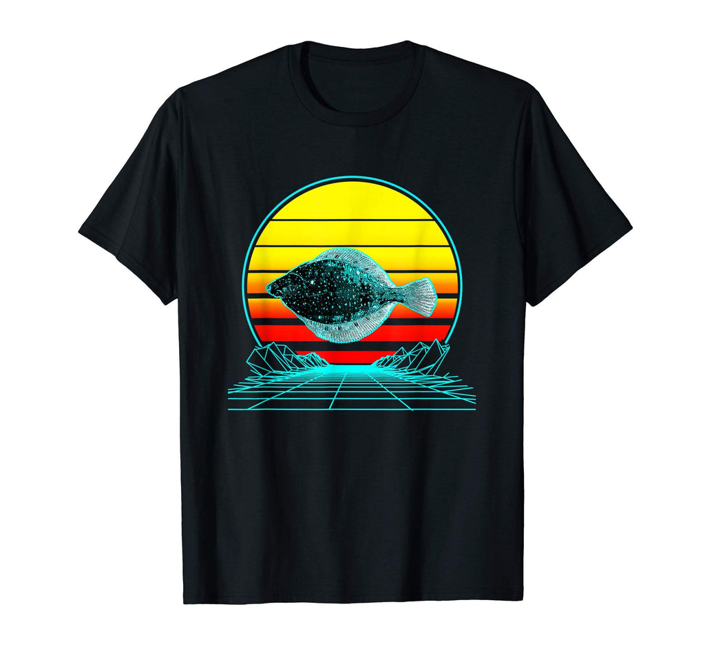 Sunset Flounder T-Shirt - Casual Everyday Wear for Adults - T-Shirt, Sweatshirt, Hoodie