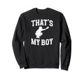 Thats My Baseball Catcher Dad Sweatshirt - Minimalist Print for Adults - T-Shirt, Sweatshirt, Hoodie