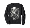 Rat 90S Aesthetic Y2K Three Rat Moon Sweatshirt - Unique Graphic Unisex - T-Shirt, Sweatshirt, Hoodie