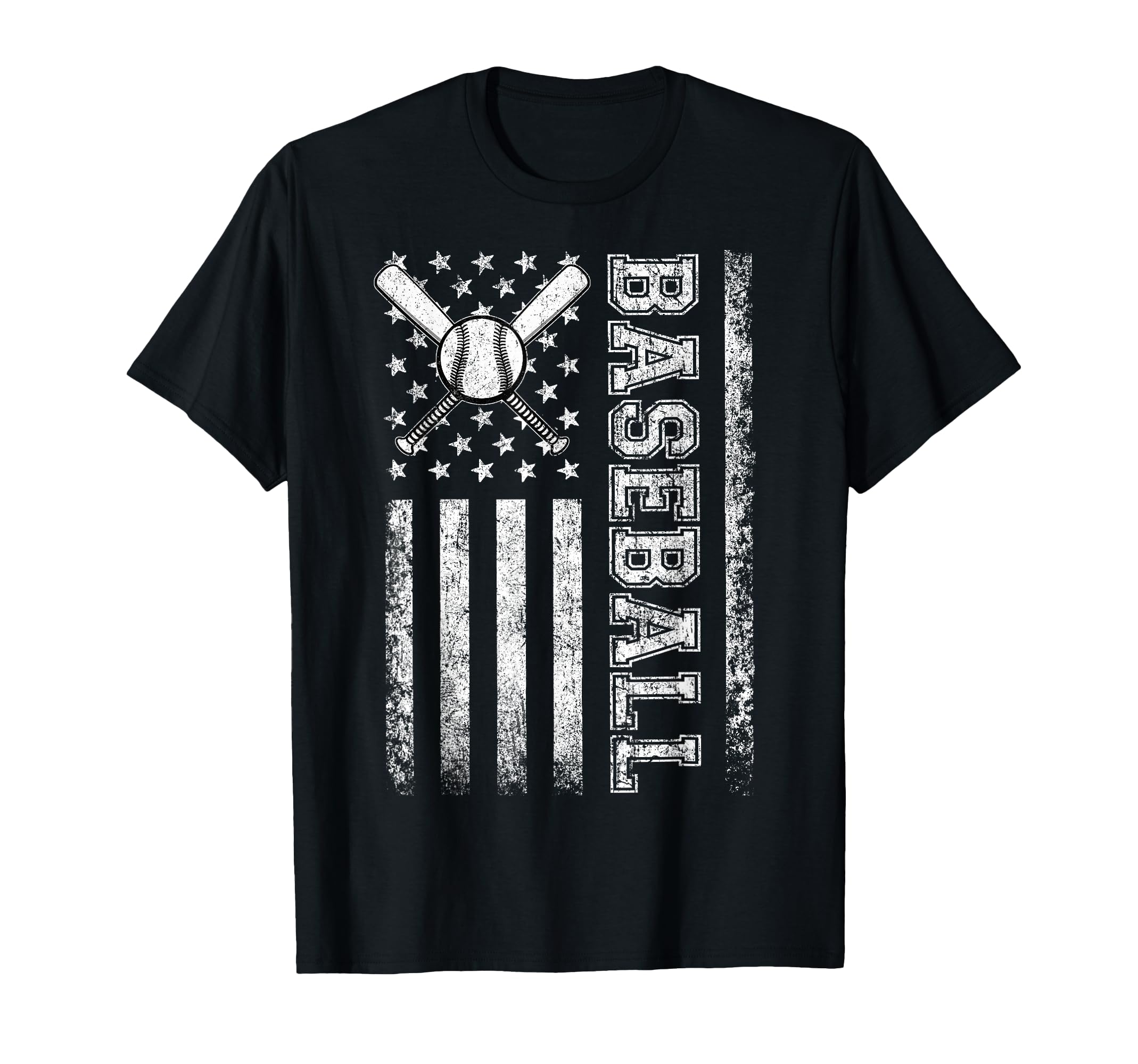 American Flag Baseball Flag Dad Mom T-Shirt - Trendy Graphic for Adults - T-Shirt, Sweatshirt, Hoodie