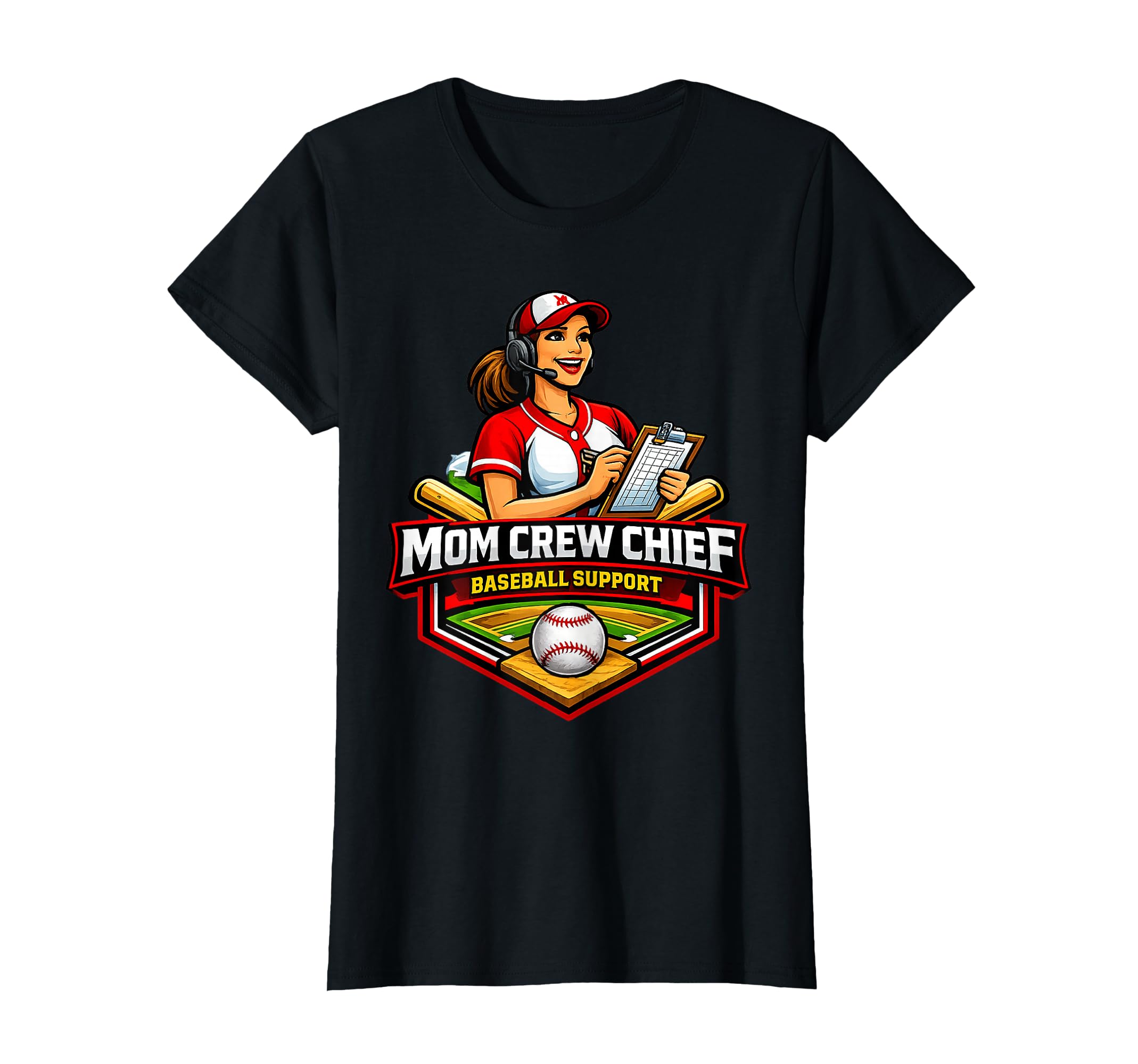 Baseball Mom Chief Funny Game Day T-Shirt - Trendy Graphic Men Women - T-Shirt, Sweatshirt, Hoodie