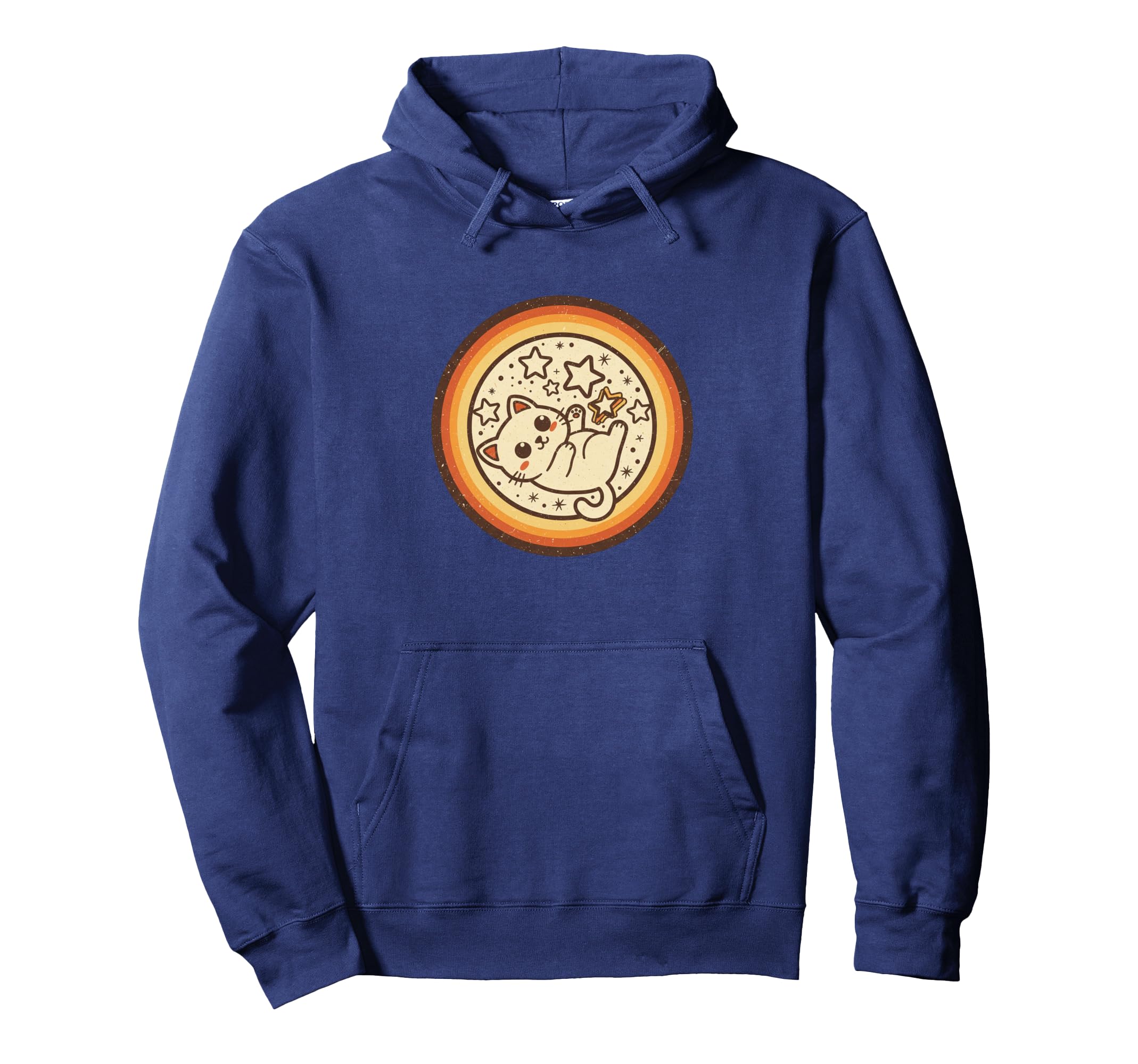Cat Y2K 90S Aesthetic Streetwear Scary Hoodie - Custom Art Print Men Women - T-Shirt, Sweatshirt, Hoodie