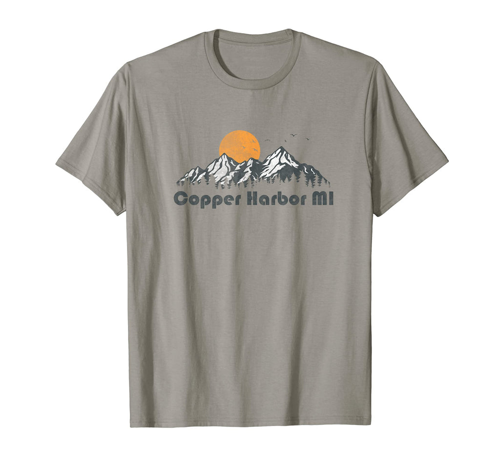 Copper Harbor Michigan Mi 70S T-Shirt - Minimalist Print Men Women - T-Shirt, Sweatshirt, Hoodie