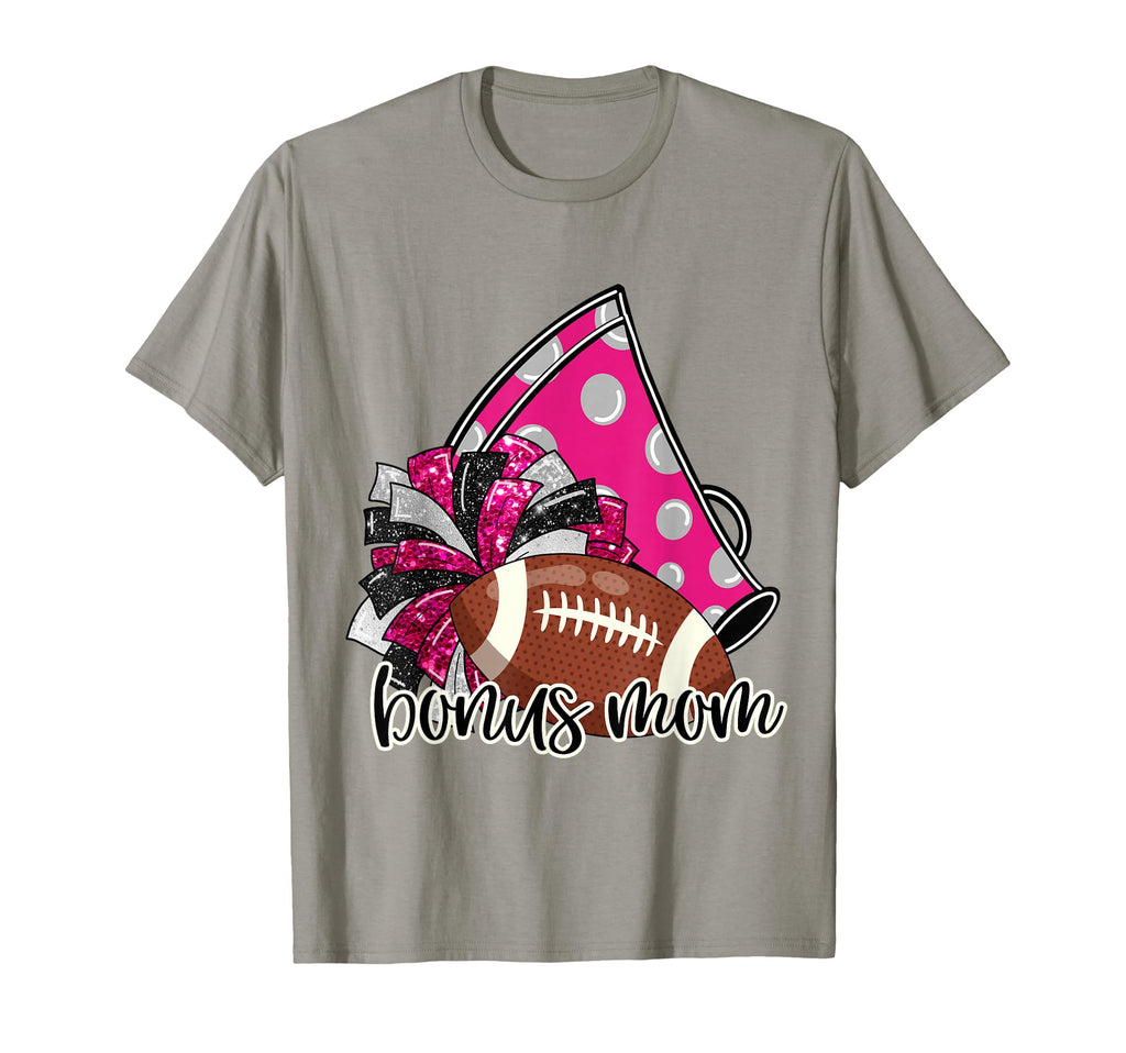 Cheerleader Bonus Mom Game Day Cheer T-Shirt - Minimalist Print Men Women - T-Shirt, Sweatshirt, Hoodie