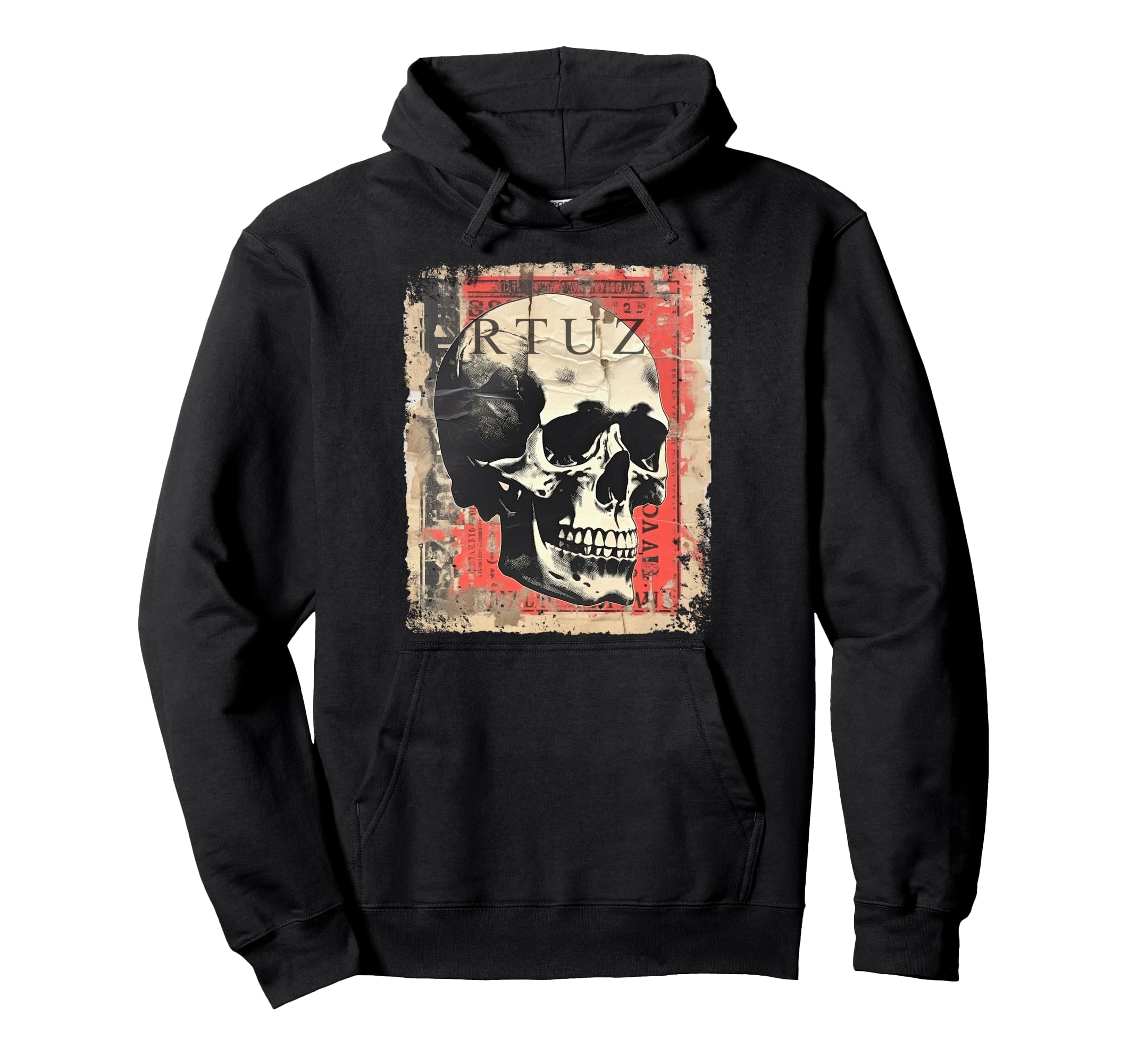 Aesthetic Streetwear Skull Hoodie - Aesthetic Graphic Unisex - T-Shirt, Sweatshirt, Hoodie