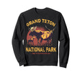 Grand Teton National Park Wyoming Sweatshirt - Minimalist Print Men Women - T-Shirt, Sweatshirt, Hoodie