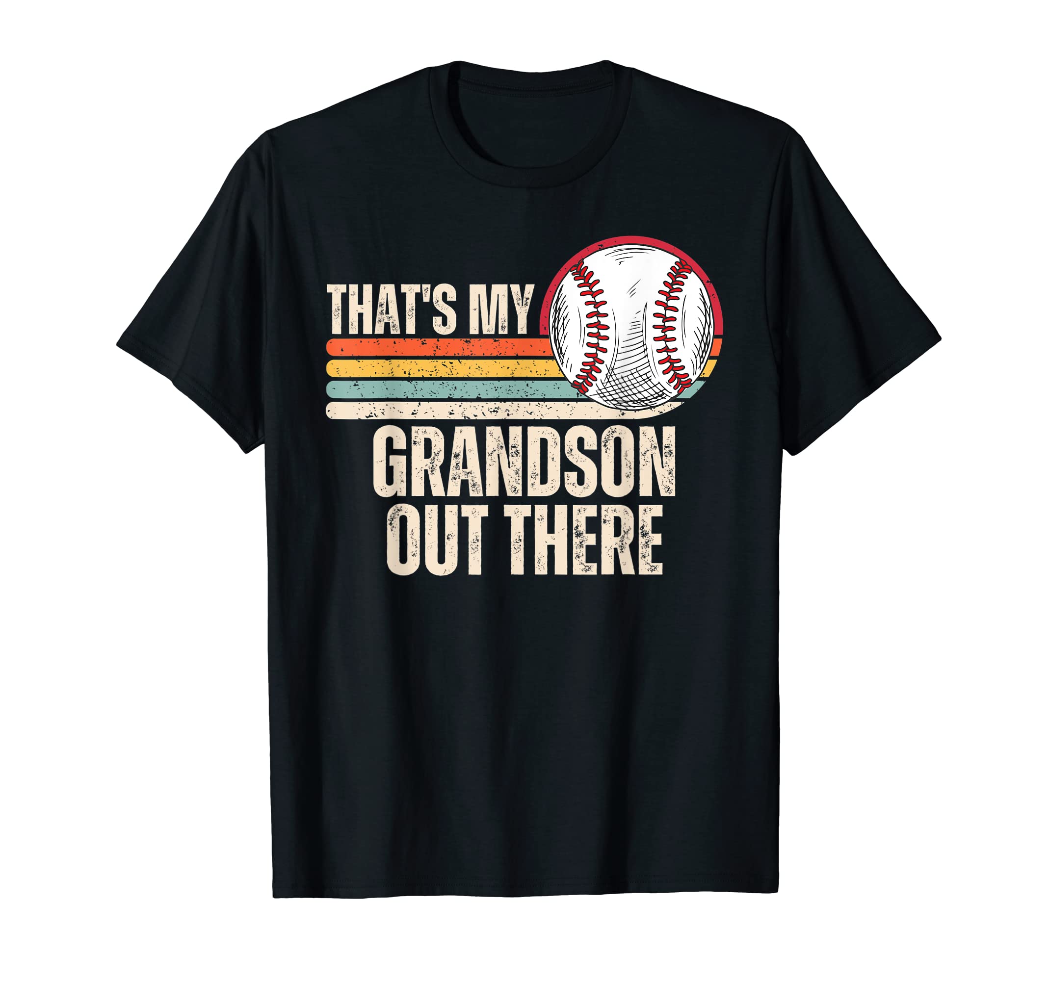 Thats My Grandson Out There Baseball T-Shirt - Minimalist Print Unisex - T-Shirt, Sweatshirt, Hoodie