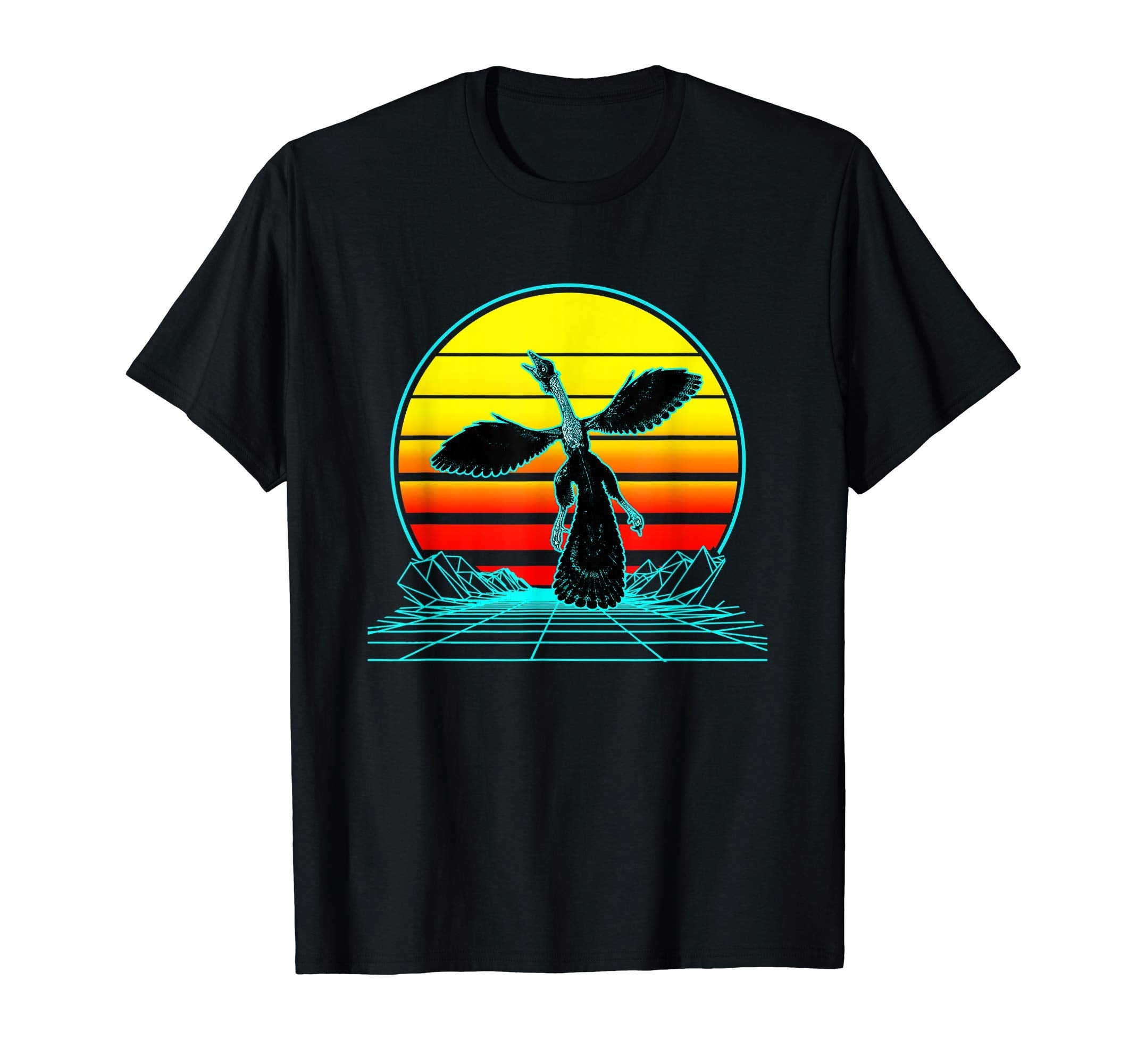 Sunset Archaeopteryx T-Shirt - Streetwear Style Unisex - T-Shirt, Sweatshirt, Hoodie