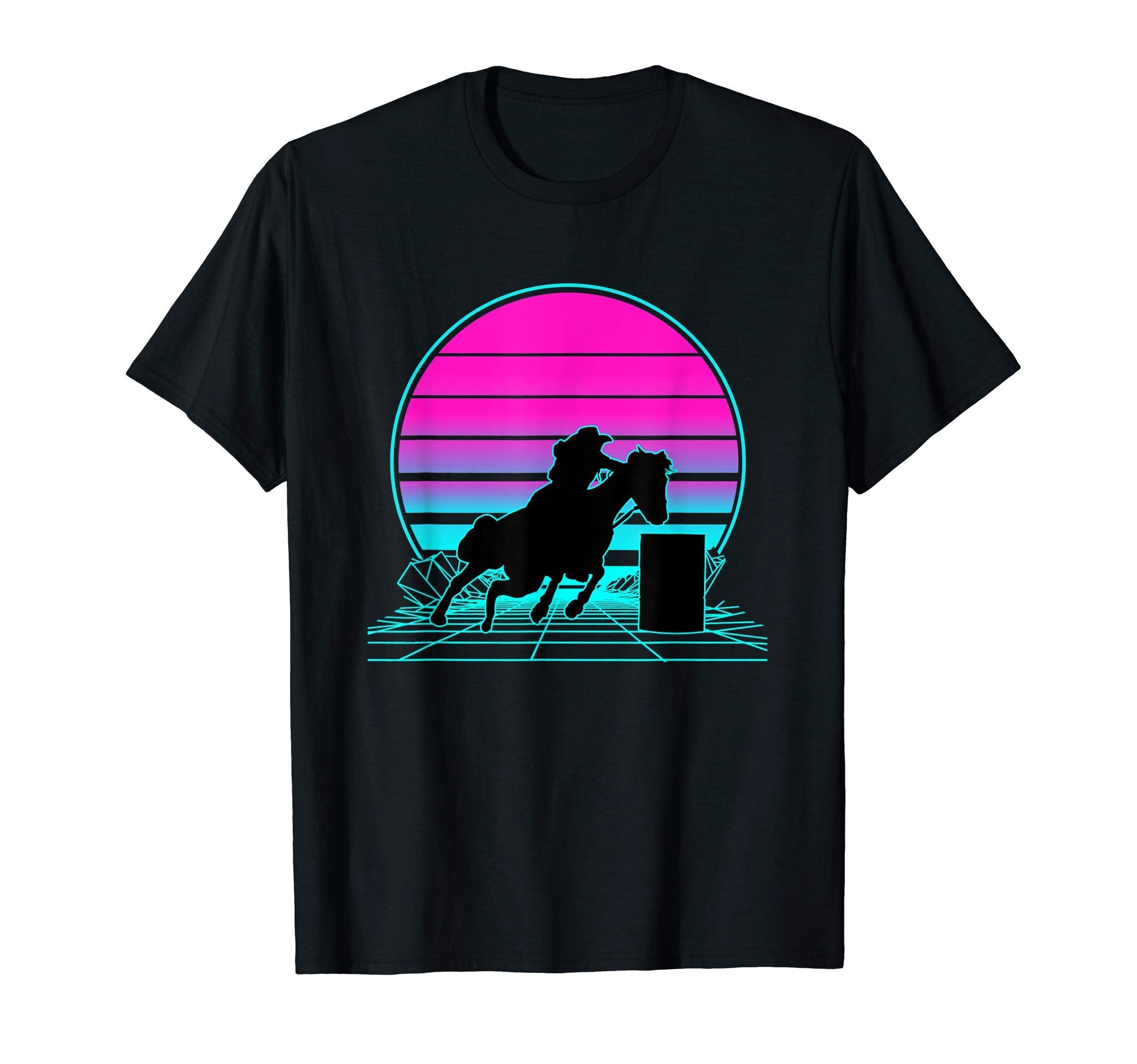 Sunset Barrel Racing T-Shirt - Casual Everyday Wear for Adults - T-Shirt, Sweatshirt, Hoodie