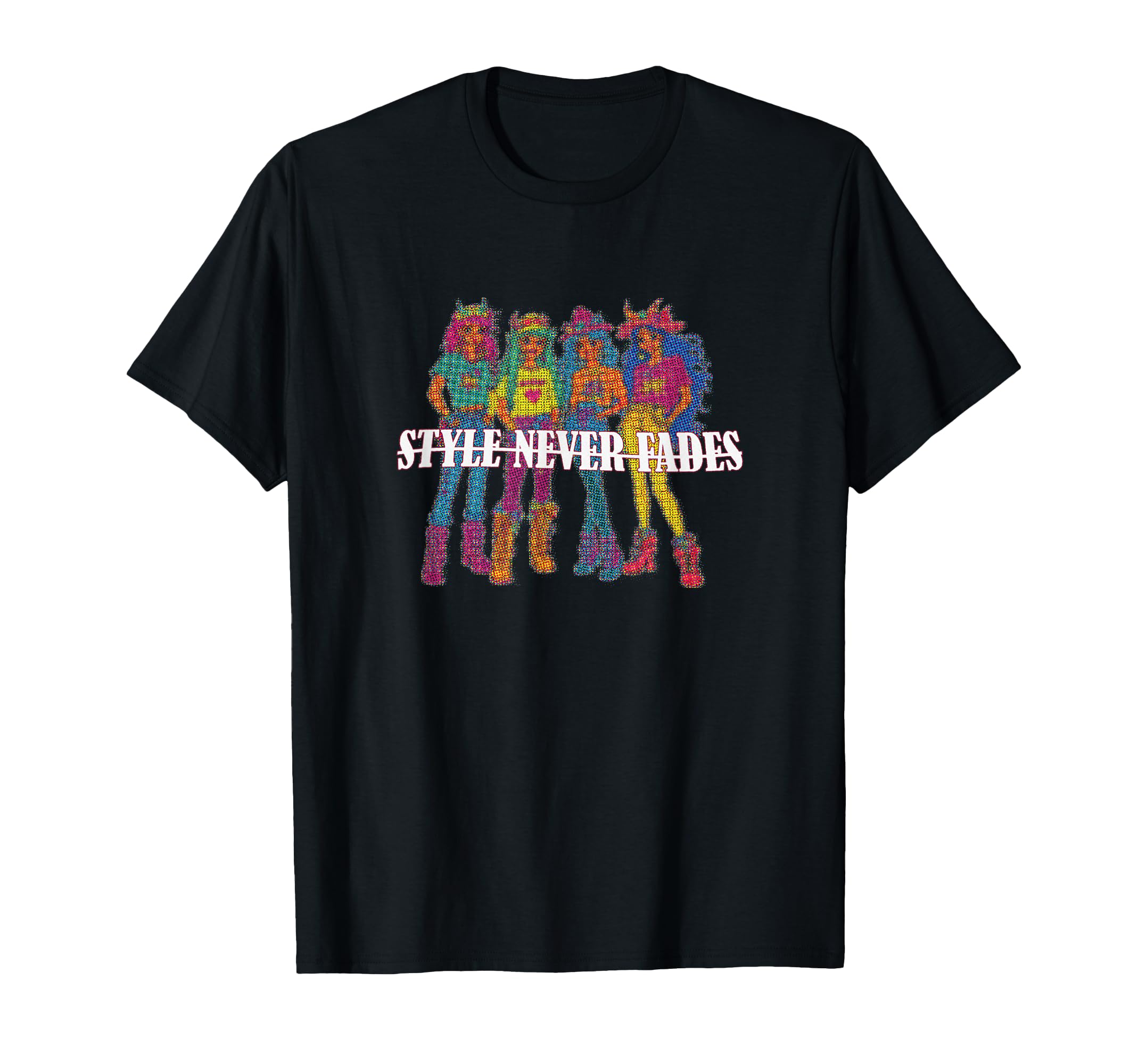 Never Fades Band Group Y2K Aesthetic T-Shirt - Unique Graphic for Adults - T-Shirt, Sweatshirt, Hoodie
