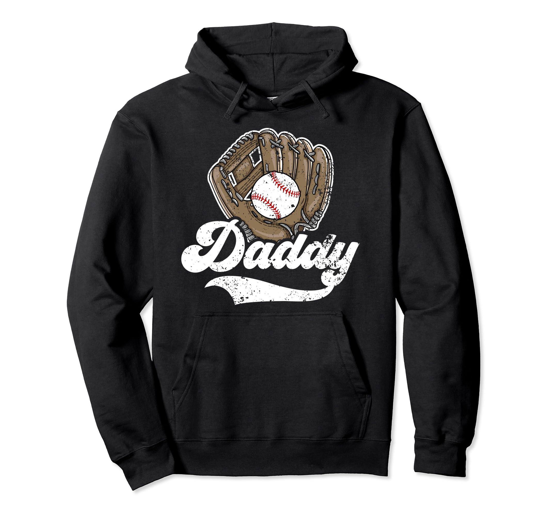 Daddy Baseball Catcher Dad Baseball Catcher Hoodie - Trendy Graphic Unisex - T-Shirt, Sweatshirt, Hoodie
