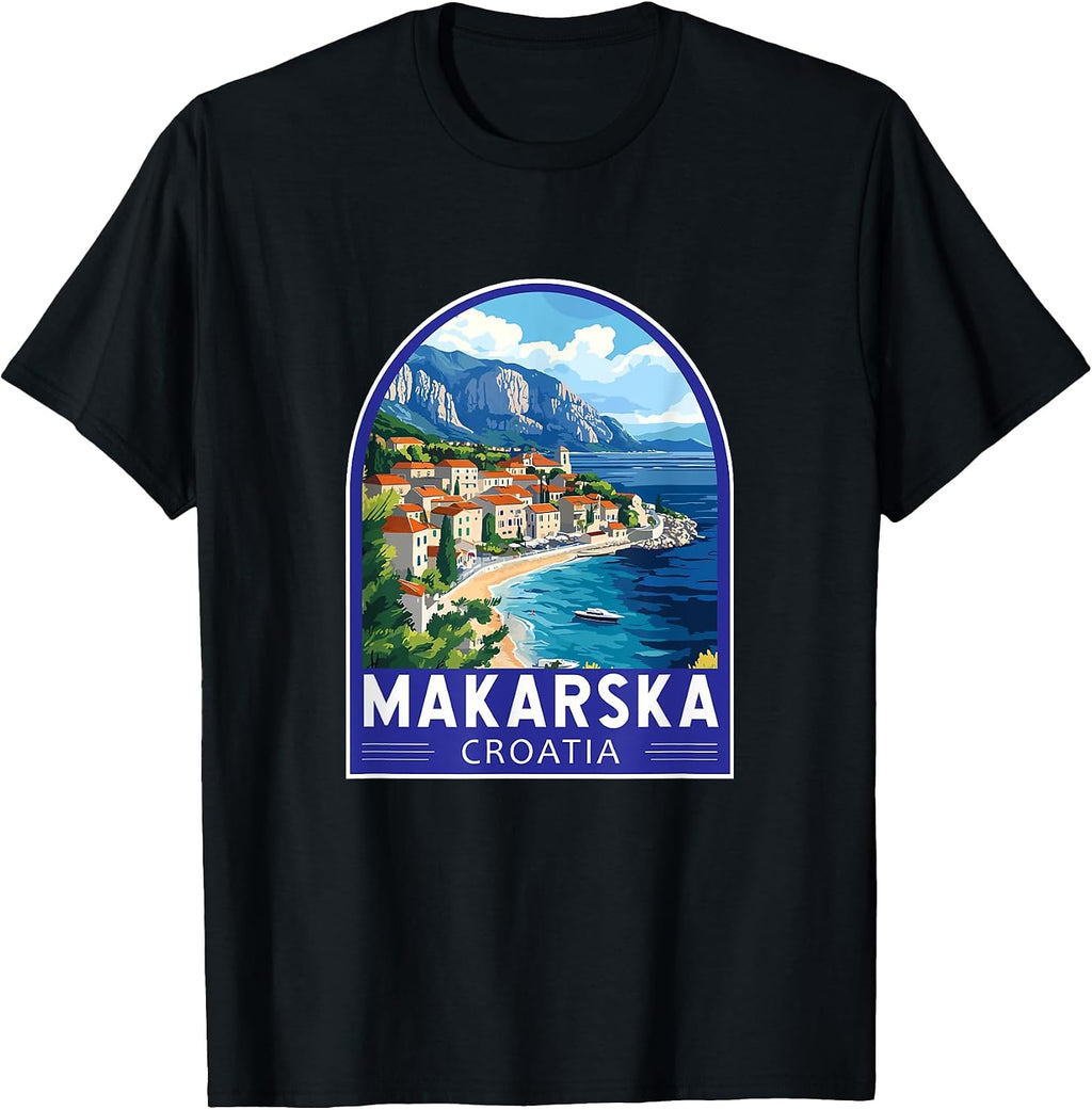 Makarska Croatia Travel Souvenir Merch - Adult & Kids T-Shirts, Sweatshirts & Hoodies apparel design preview 1