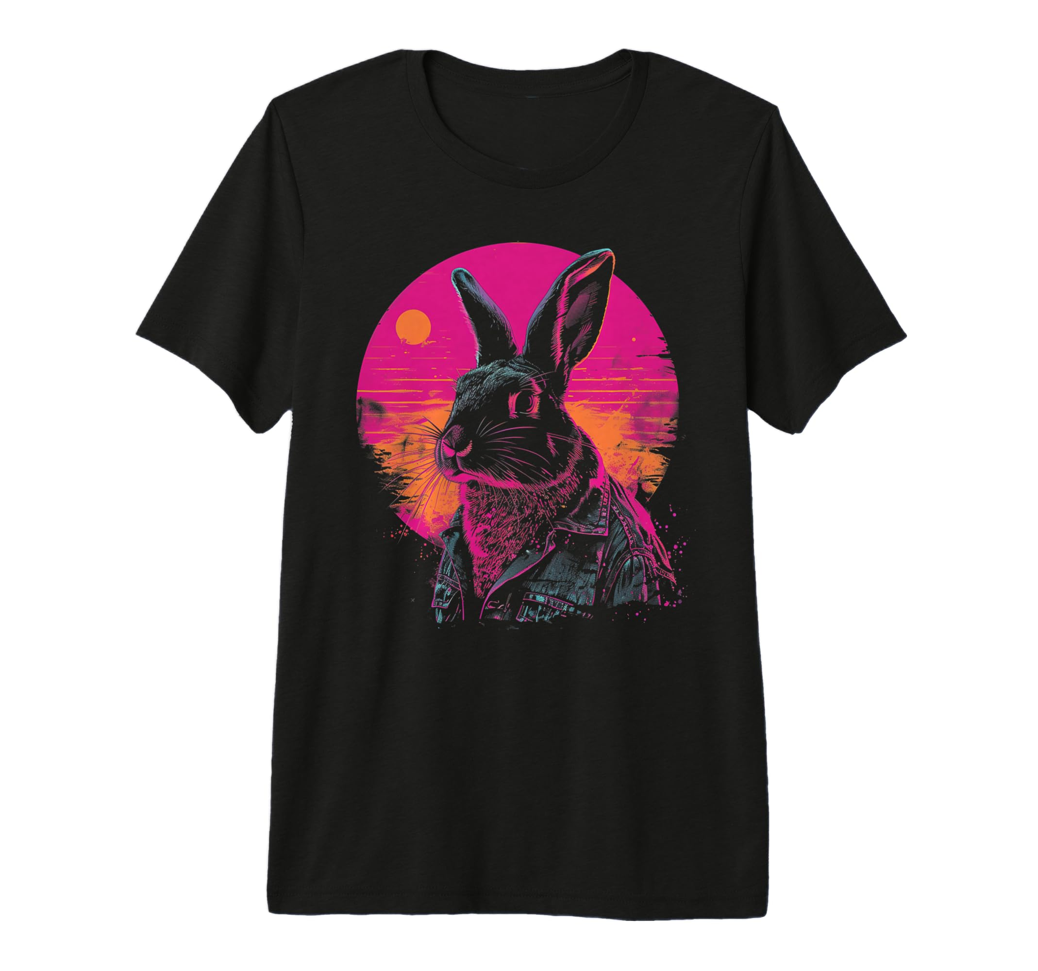 Rabbit Bunny Vaporwave Aesthetic T-Shirt - Unique Graphic Men Women - T-Shirt, Sweatshirt, Hoodie