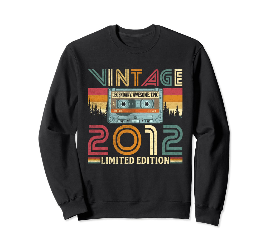 12 Year Old Gifts 2012 12Th Birthday Sweatshirt - Trendy Graphic Unisex - T-Shirt, Sweatshirt, Hoodie