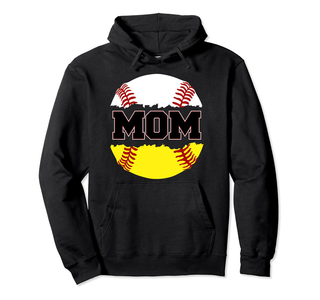 Softball Mom Baseball Mom Sports Mama Hoodie - Casual Everyday Wear Unisex - T-Shirt, Sweatshirt, Hoodie