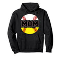 Softball Mom Baseball Mom Sports Mama Hoodie - Casual Everyday Wear Unisex - T-Shirt, Sweatshirt, Hoodie