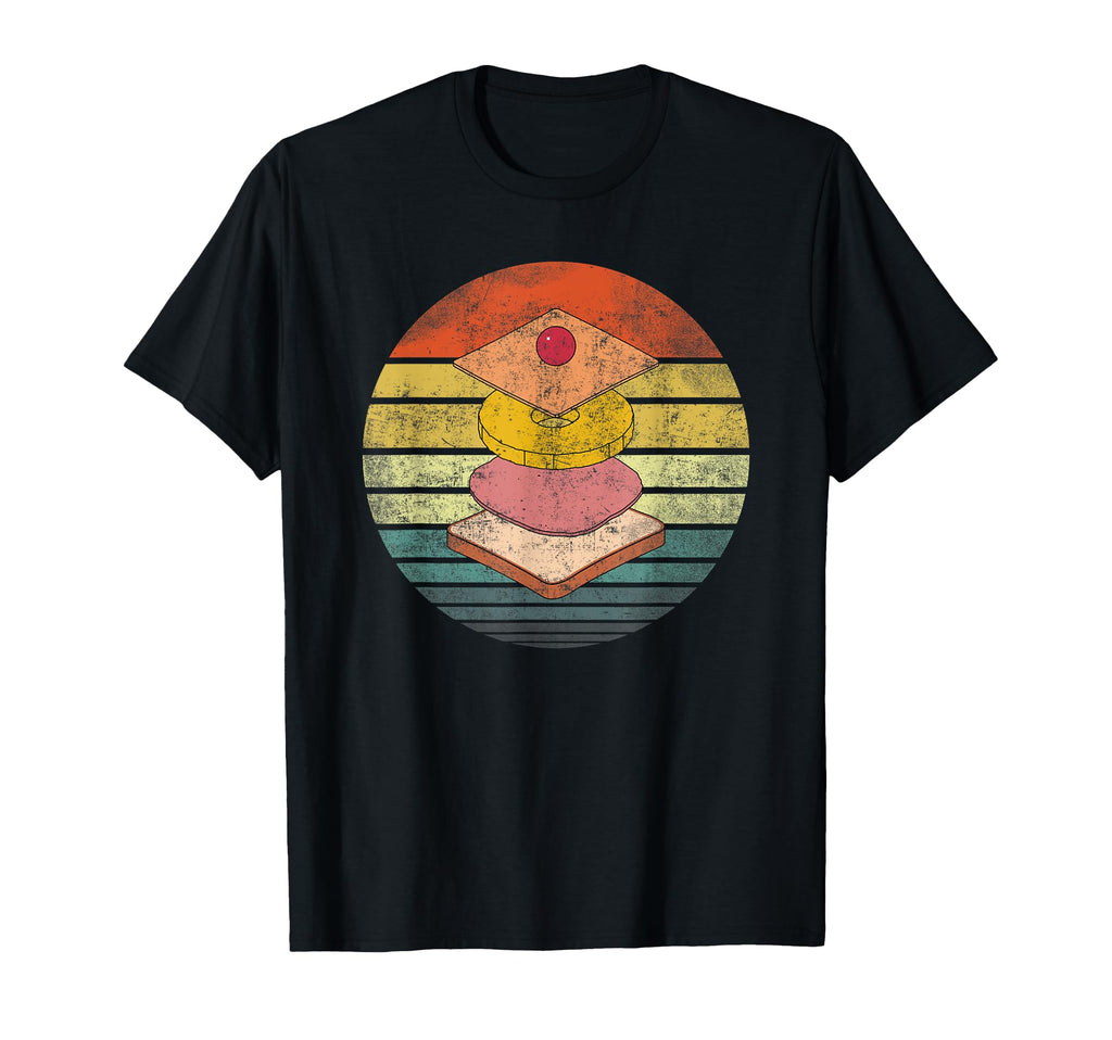 Toast Hawaii Stacked Sunset T-Shirt - Fun Novelty Design Men Women - T-Shirt, Sweatshirt, Hoodie