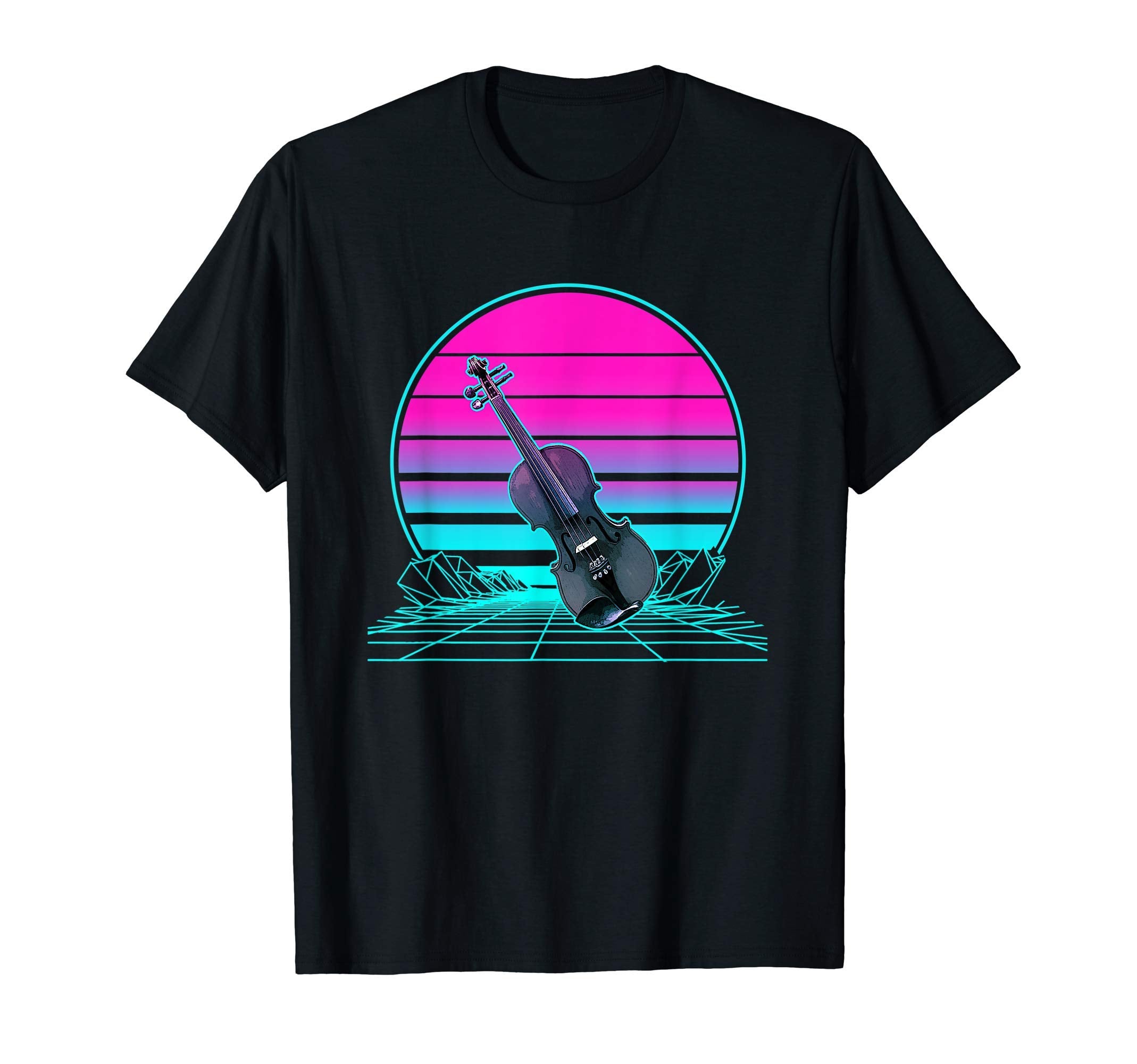 Sunset Fiddle T-Shirt - Aesthetic Graphic for Adults - T-Shirt, Sweatshirt, Hoodie