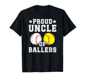 Proud Uncle Ballers Baseball Softball T-Shirt - Custom Art Print Unisex - T-Shirt, Sweatshirt, Hoodie