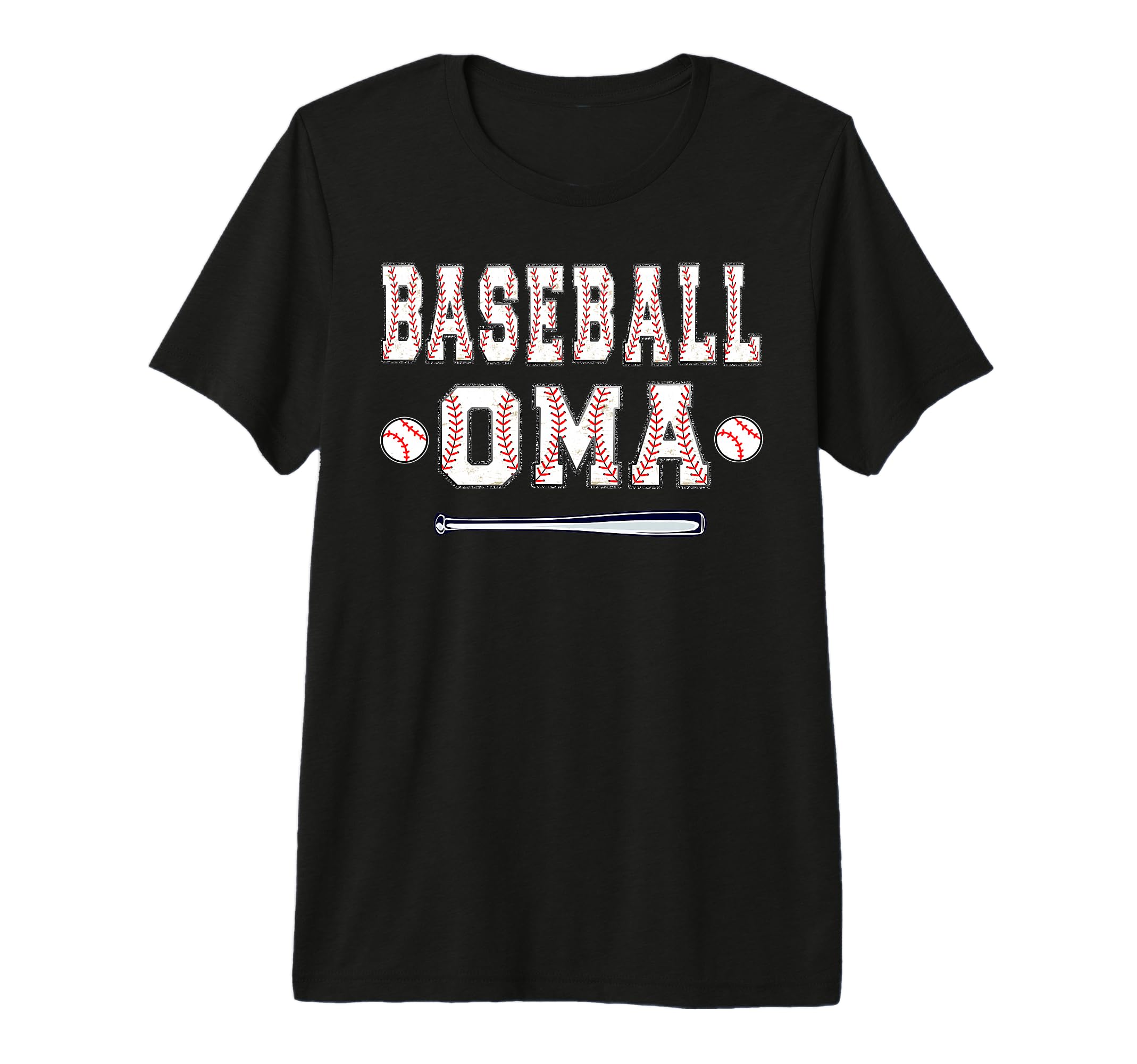 Baseball Player Oma Grandma Tri T-Shirt - Casual Everyday Wear Men Women - T-Shirt, Sweatshirt, Hoodie
