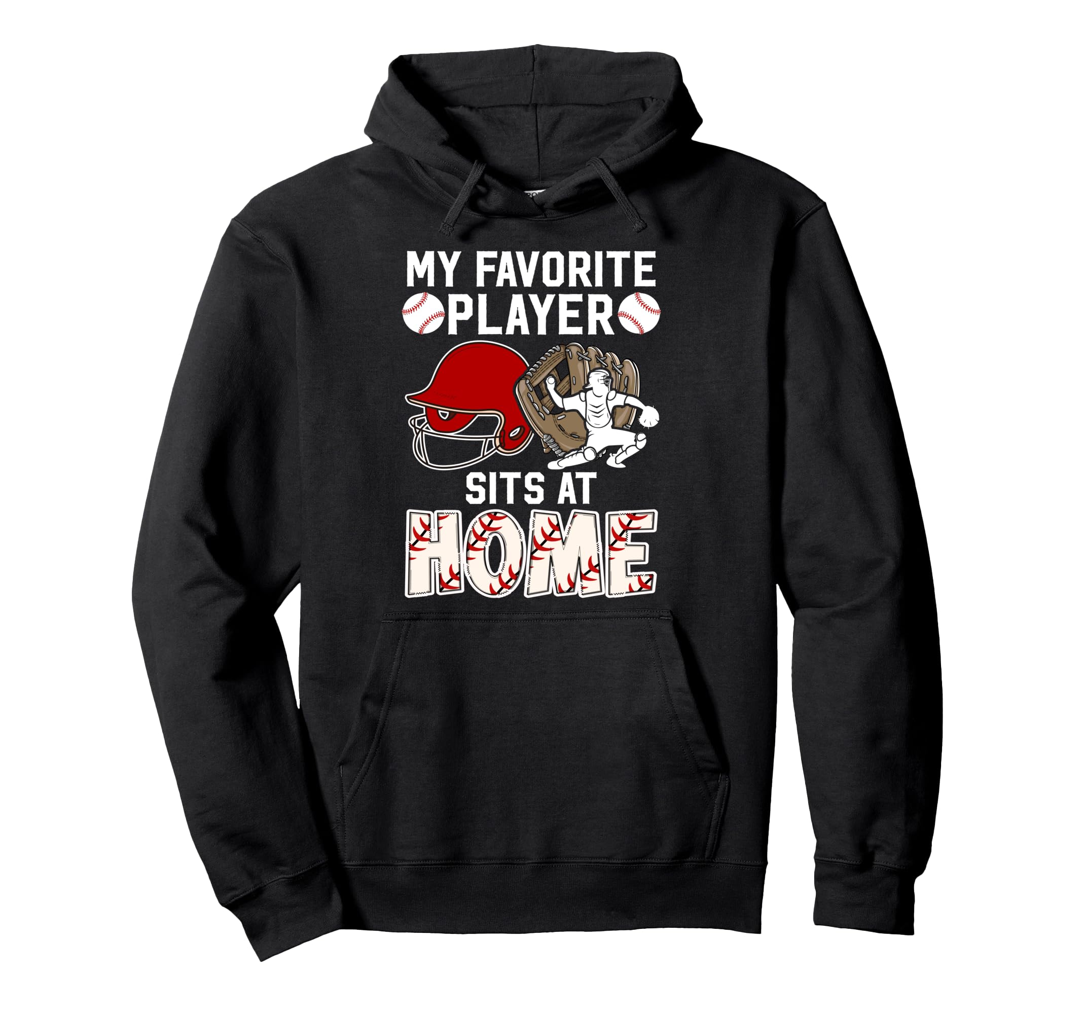 Proud Baseball Catcher Mom Baseball Hoodie - Fun Novelty Design Men Women - T-Shirt, Sweatshirt, Hoodie