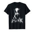 Punk Kitten Cat Mohawk Grunge Gothic T-Shirt - Trendy Graphic Unisex - T-Shirt, Sweatshirt, Hoodie