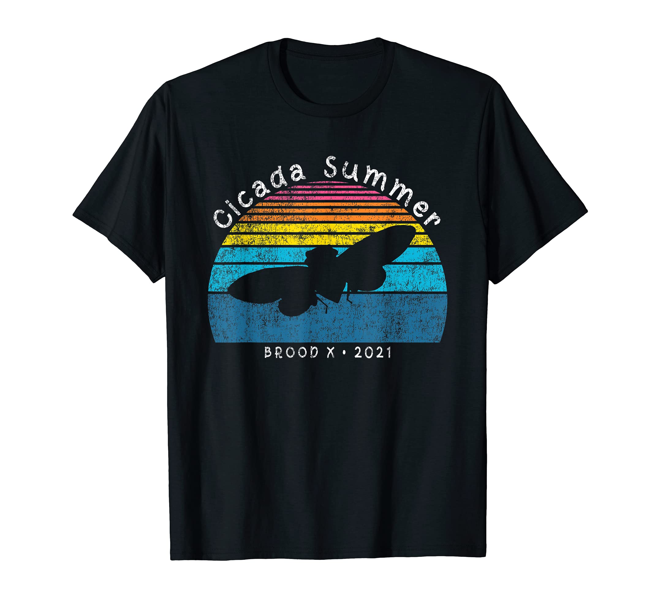 Periodical Cicada Summer Brood X 2021 T-Shirt - Novelty Apparel for Adults - T-Shirt, Sweatshirt, Hoodie