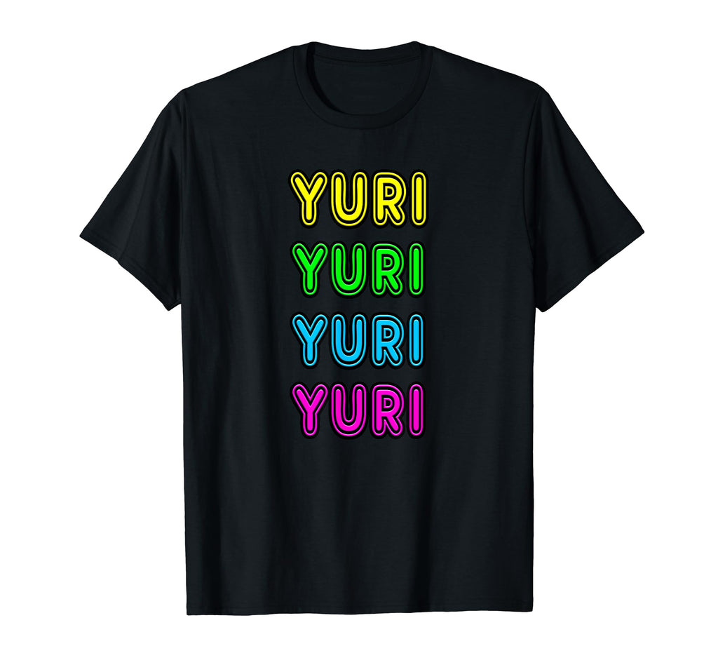 80S Neon Anime Sign Yuri Gift T-Shirt - Casual Everyday Wear Unisex - T-Shirt, Sweatshirt, Hoodie