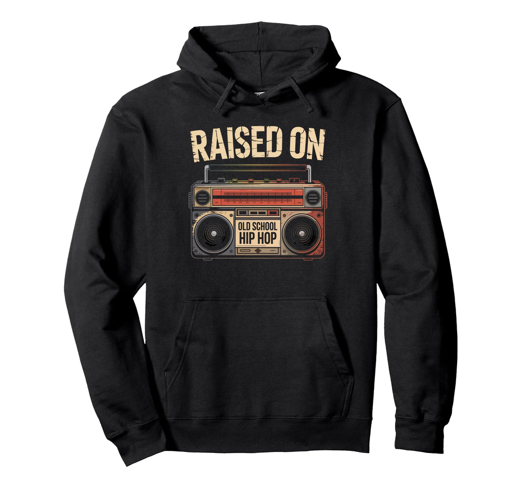 90S Hip Hop Boombox Music Old School Hip Hoodie - Aesthetic Graphic Unisex - T-Shirt, Sweatshirt, Hoodie