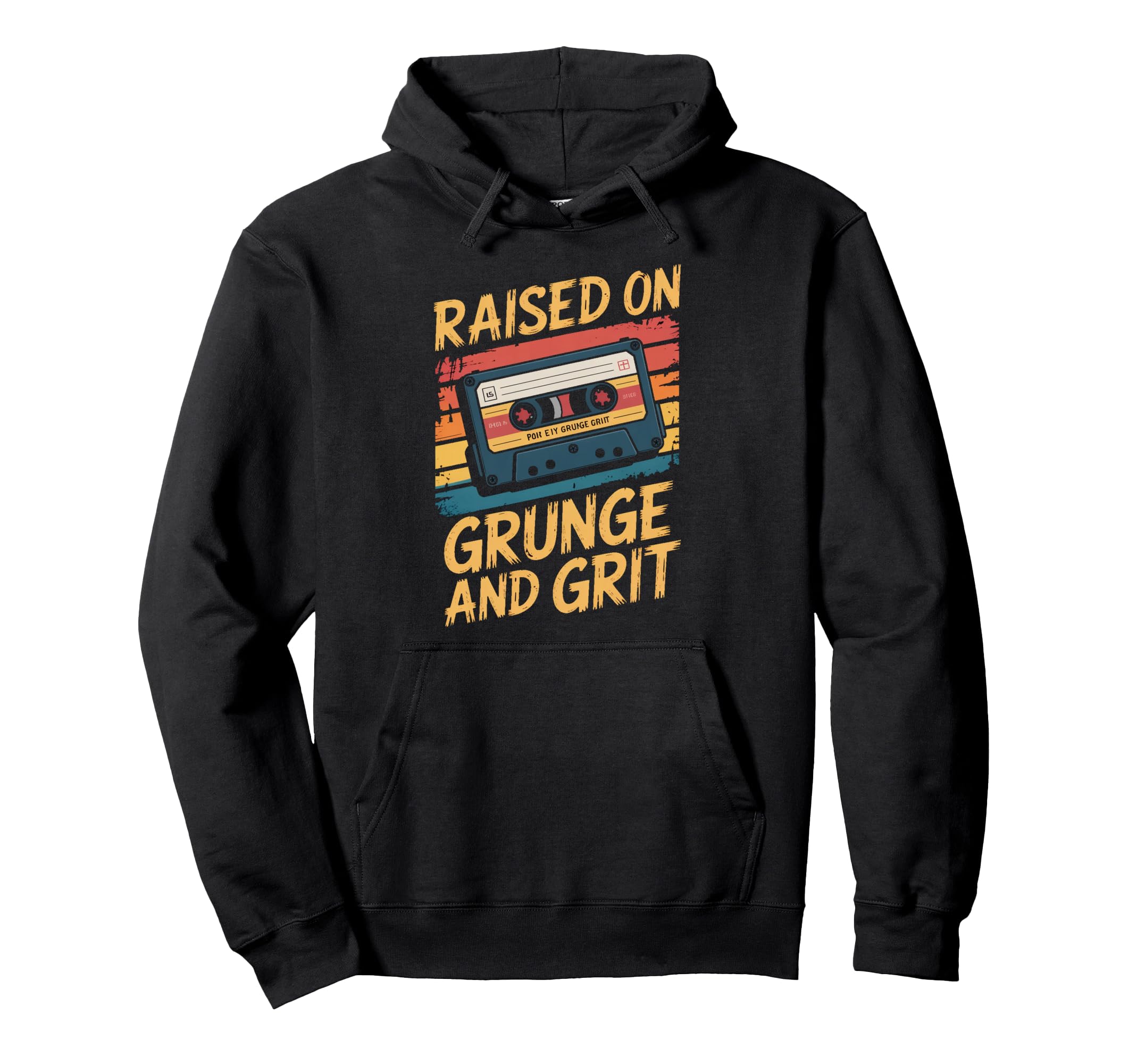 Grunge 90S Cassette Raised Grunge And Hoodie - Aesthetic Graphic Unisex - T-Shirt, Sweatshirt, Hoodie