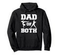 Dad Both Funny Gymnastics Baseball Dad Hoodie - Custom Art Print for Adults - T-Shirt, Sweatshirt, Hoodie