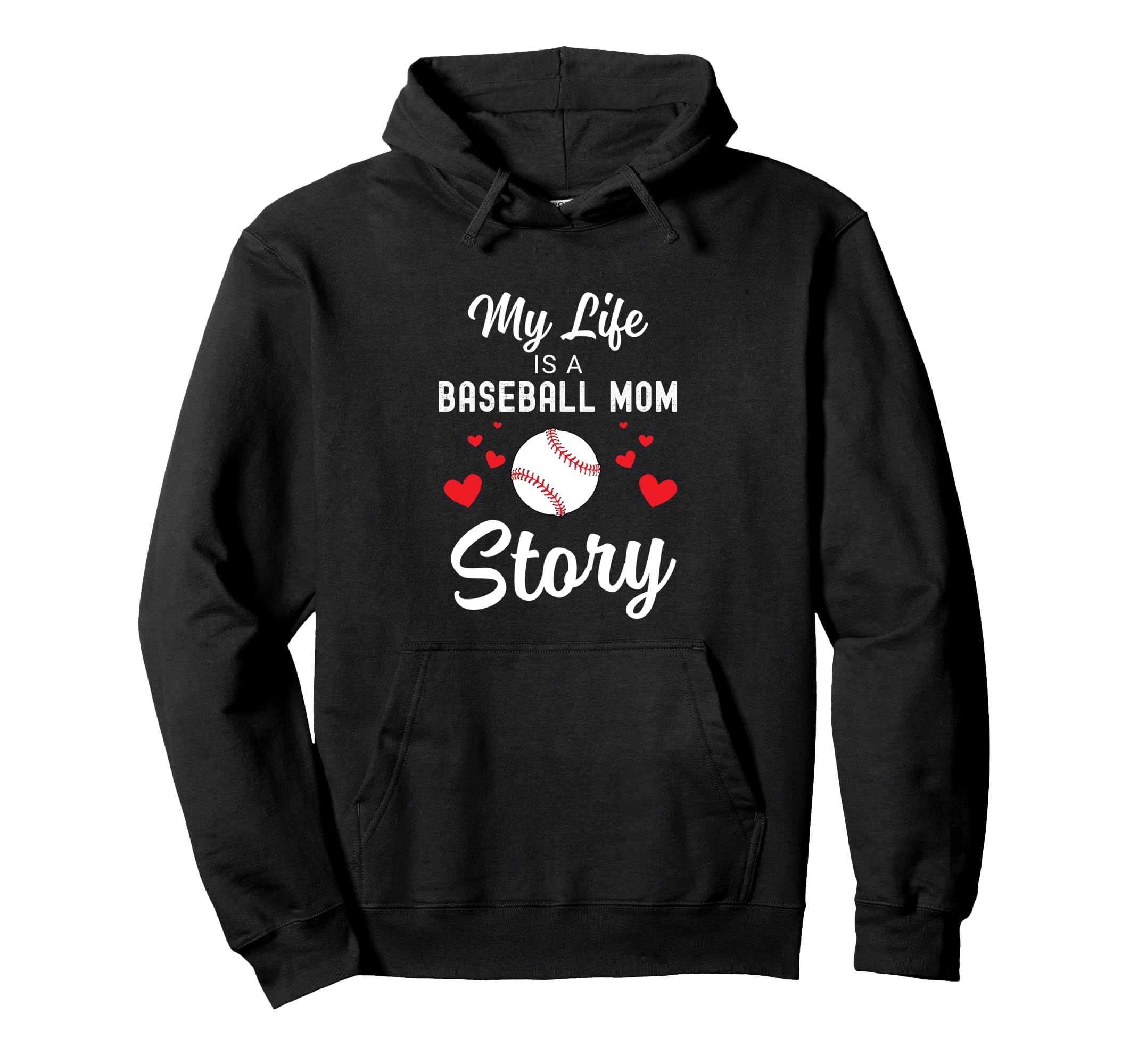 Baseball Mom Life My Life Is Baseball Mom Hoodie - Graphic Print Unisex - T-Shirt, Sweatshirt, Hoodie