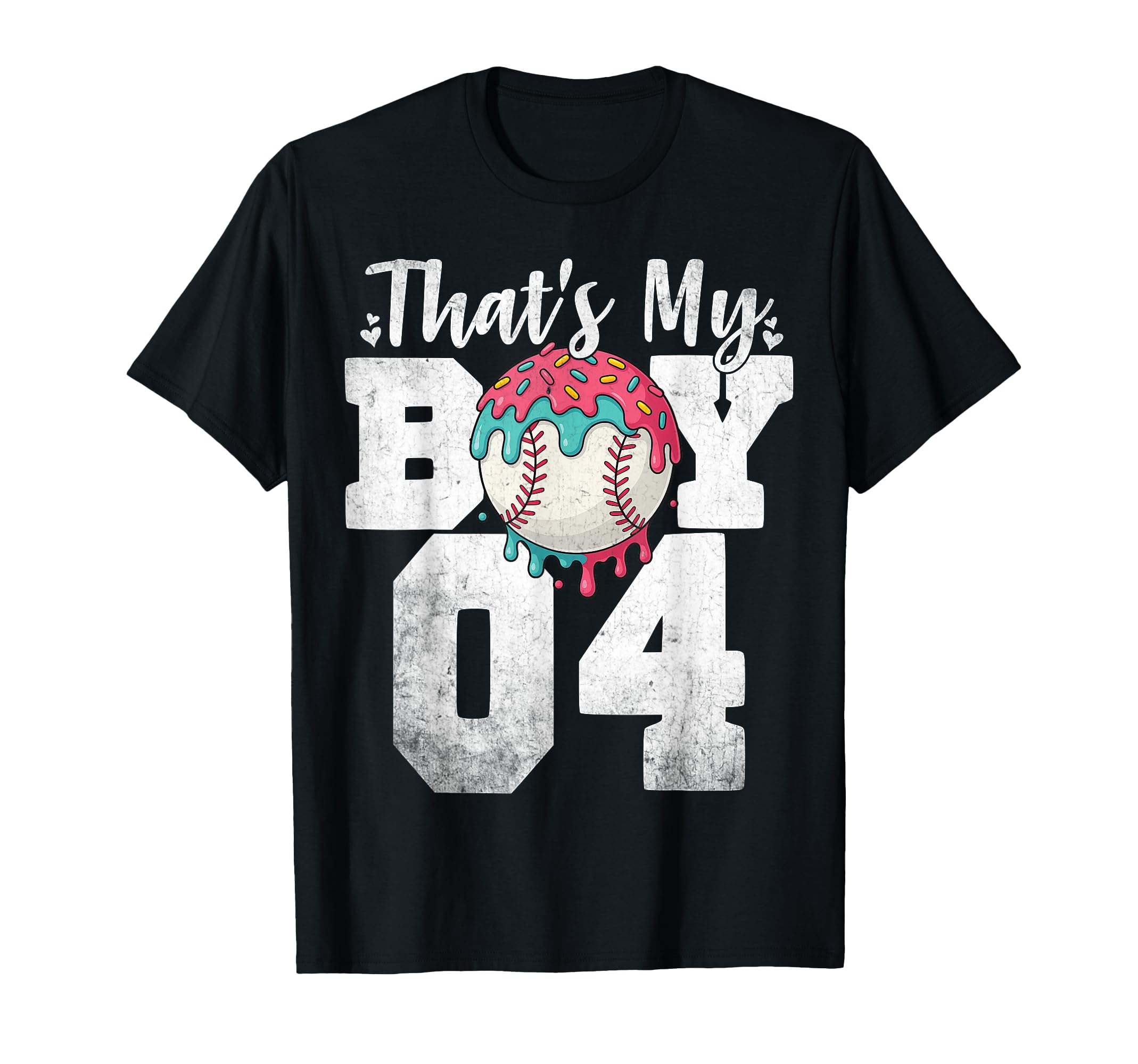 Thats My Baseball 4 Number Mom Dad 4 T-Shirt - Aesthetic Graphic for Adults - T-Shirt, Sweatshirt, Hoodie