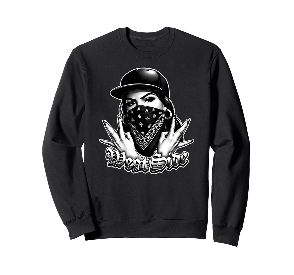 Westside Hand Sign Gang West Coast Hip Sweatshirt - Graphic Print Unisex - T-Shirt, Sweatshirt, Hoodie