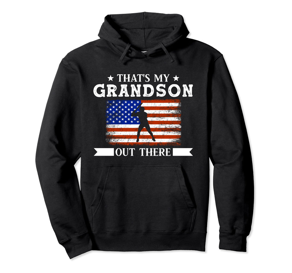 Thats My Grandson Out There Baseball Hoodie - Custom Art Print Unisex - T-Shirt, Sweatshirt, Hoodie