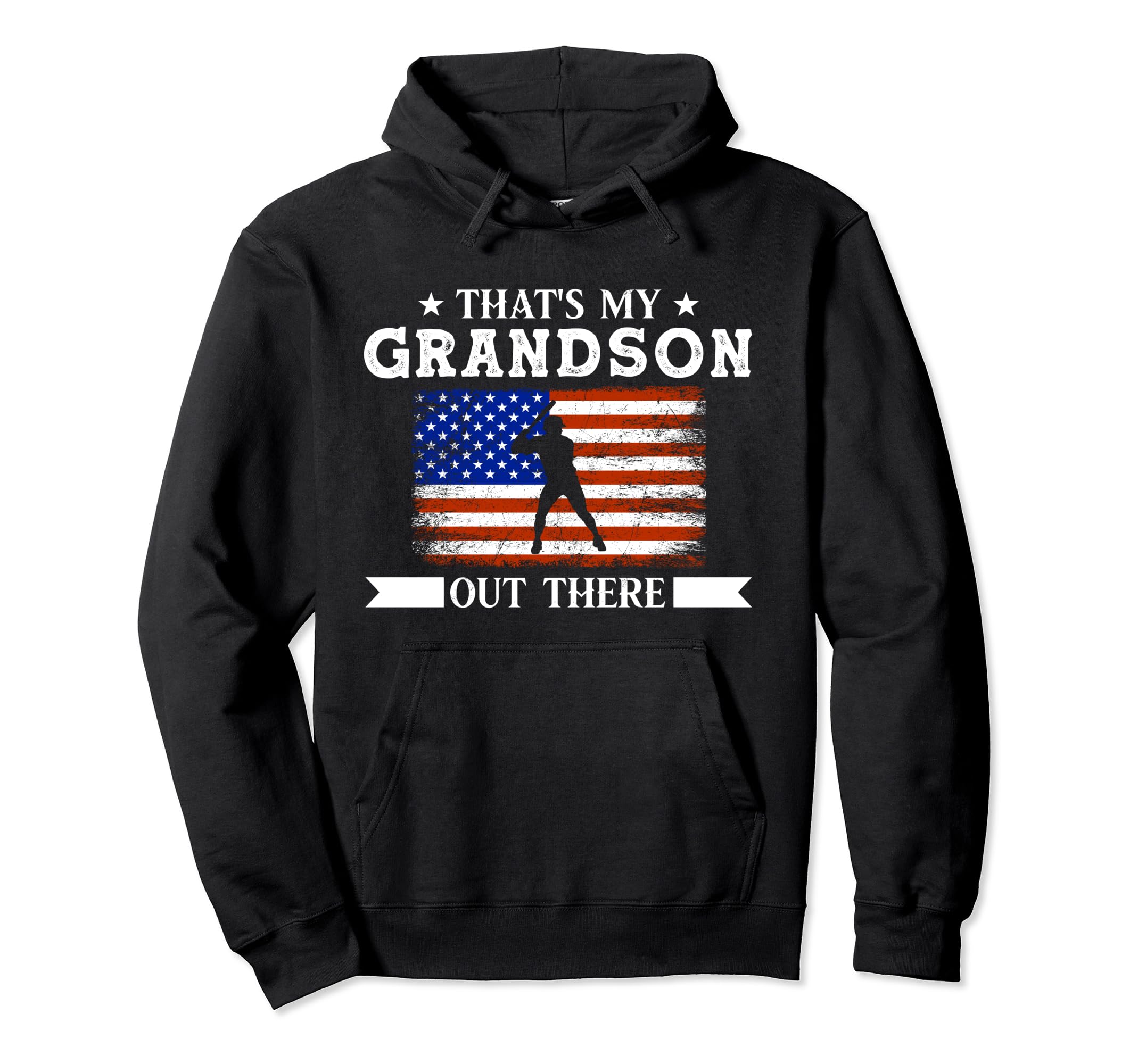 Thats My Grandson Out There Baseball Hoodie - Custom Art Print Unisex - T-Shirt, Sweatshirt, Hoodie