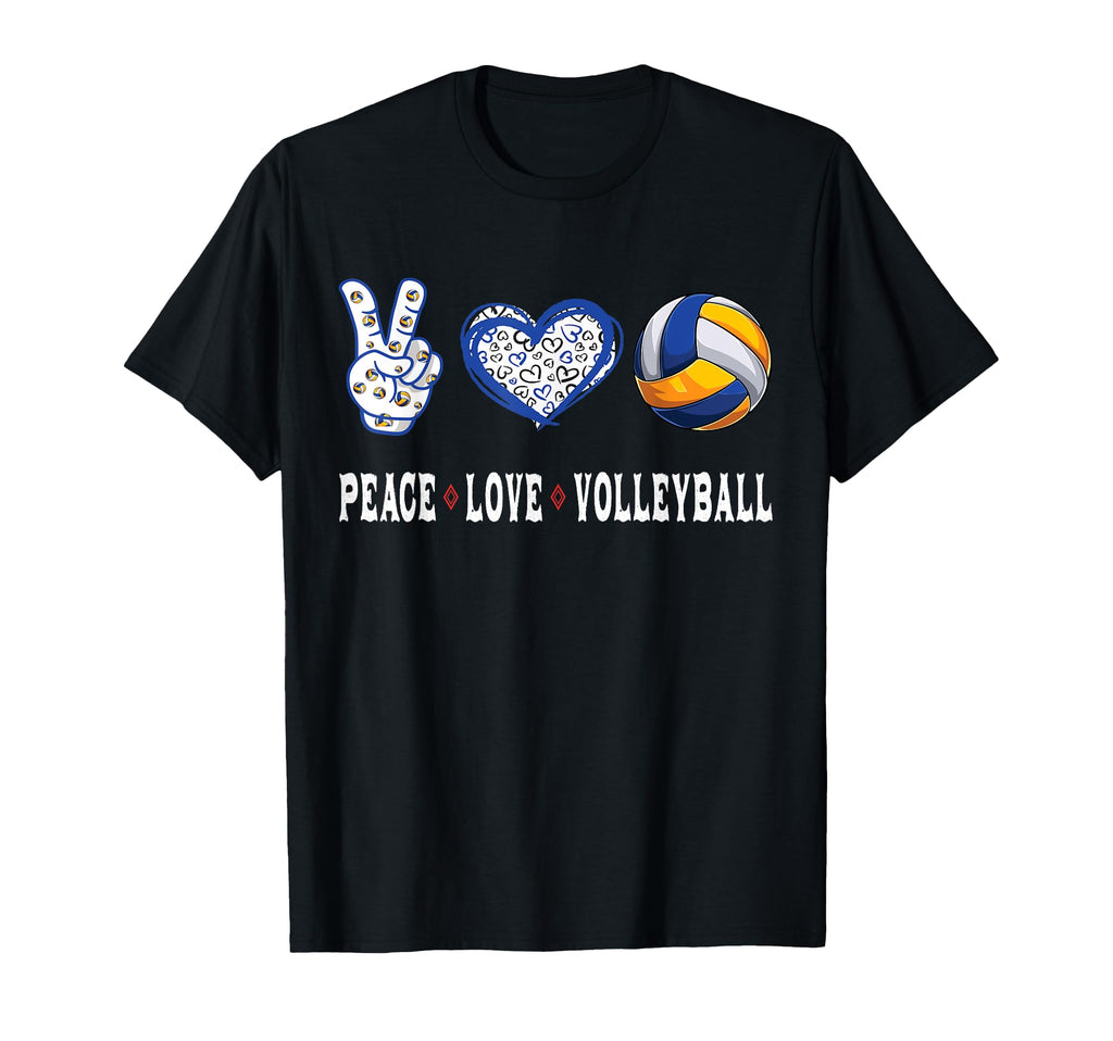 Volleyball Lovers Player Fans Peace T-Shirt - Unique Graphic for Adults - T-Shirt, Sweatshirt, Hoodie