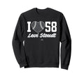 I Heart Baseball Levi Stoudt Sweatshirt - Unique Graphic for Adults - T-Shirt, Sweatshirt, Hoodie